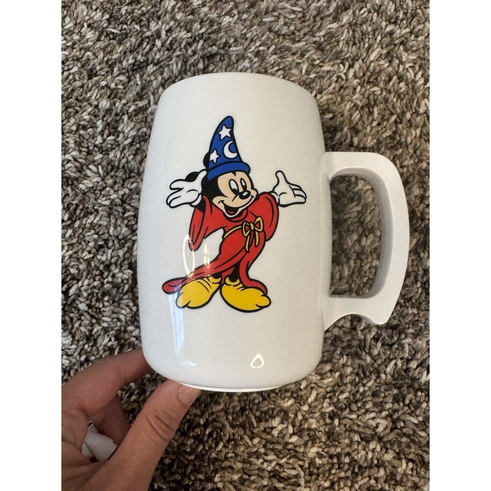 Walt Disney Imagineering Sorcerer/Fantasmic Mickey Mouse  Mug White Disney WDI